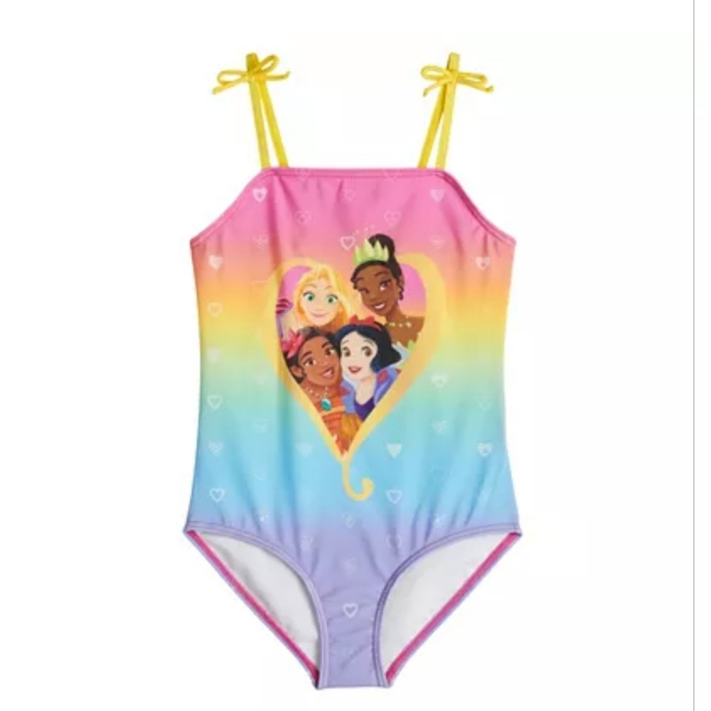 Disney Princess Girls(4-6x) One-Piece Swimsuit